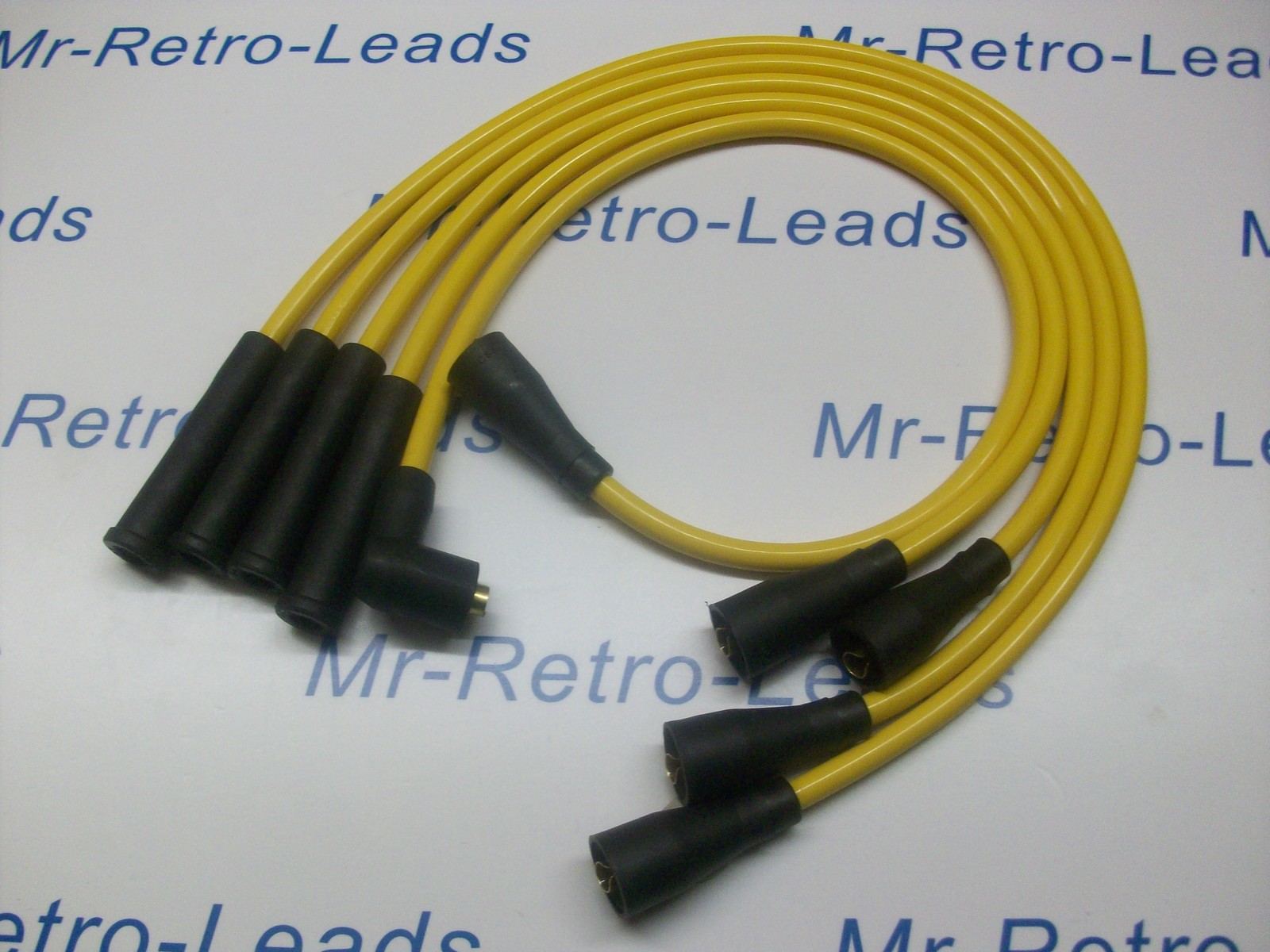 Yellow 8mm Performance Ignition Leads Golf Mk2 1.3 1.6 1.8 Gti Mk3 1.6i 1.8i 
