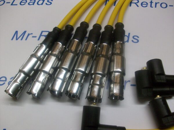 Yellow 8mm Performance Ignition Leads Vr6 Mk3 Vr6 Obd2 Passat 2.8 Quality Leads