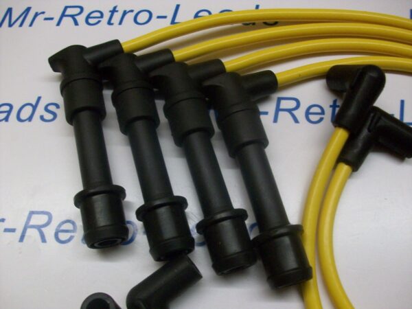 Yellow 8mm Performance Ignition Leads Fits The Lotus Elan Se 1.6i Turbo 16v M100