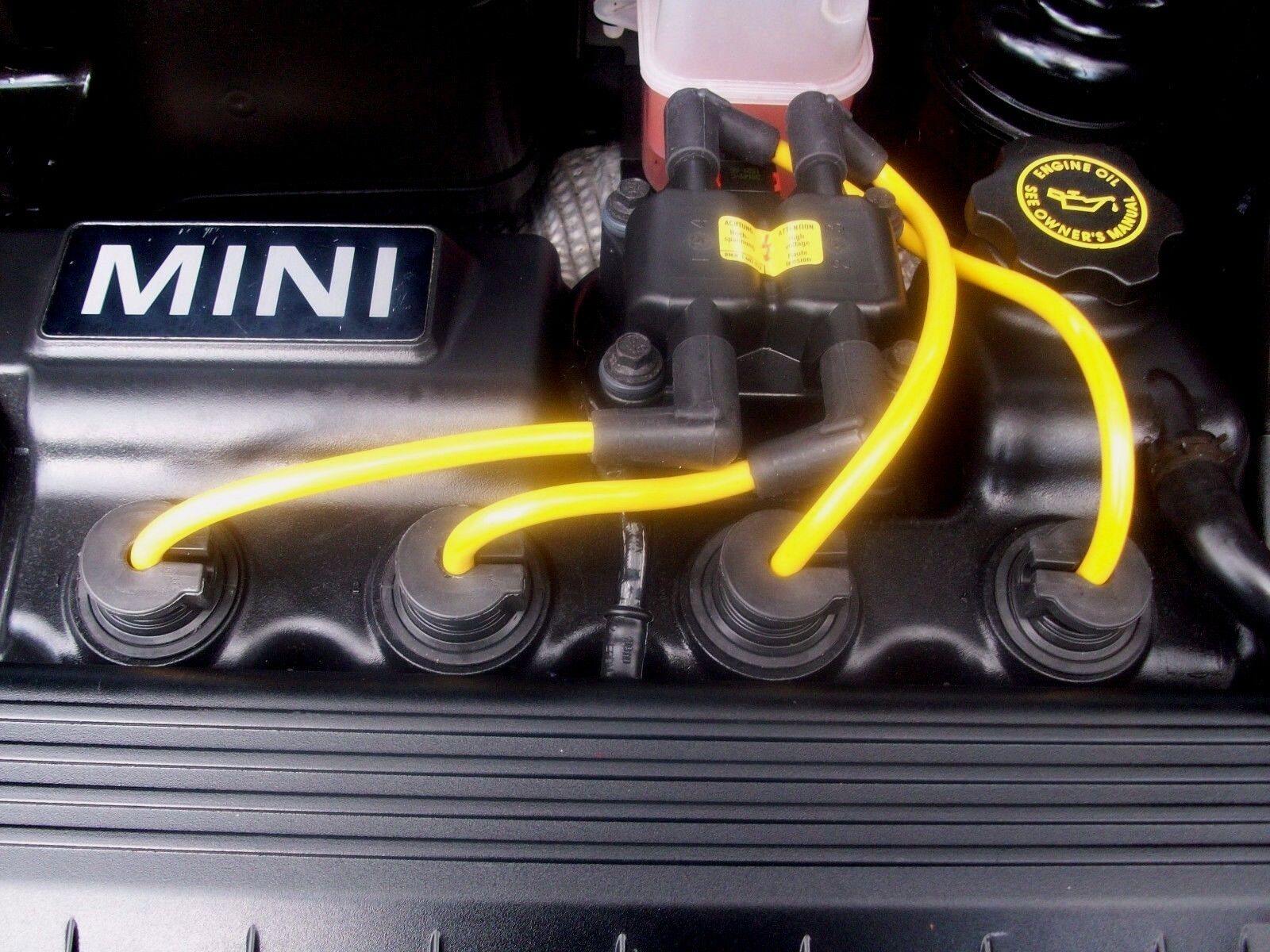 Yellow 8mm Performance Ignition Leads Mini One Cooper S 1.6 R50 R52 R53 R56 R57 