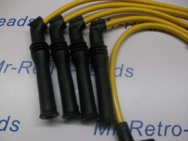 Yellow 8mm Performance Ignition Leads For 309 405 1.9 Mi16 16v Bx19 16v Quality