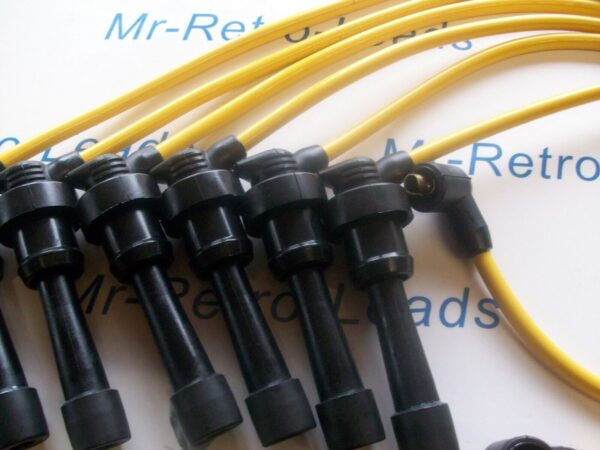 Yellow 8mm Performance Ignition Leads Fits Mitsubishi 3000 Gt Diamante Quality