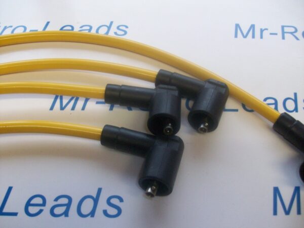 Yellow 8mm Performance Ignition Leads Clio Mkii 1.4 1.6 8v E7j 634 1999 Quality