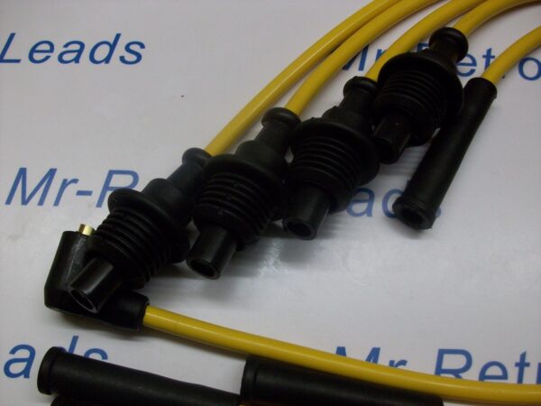 Yellow 8mm Performance Ht Leads Fits Renault Clio 1.8i Rsi 8v 19 1.8i Cabriolet
