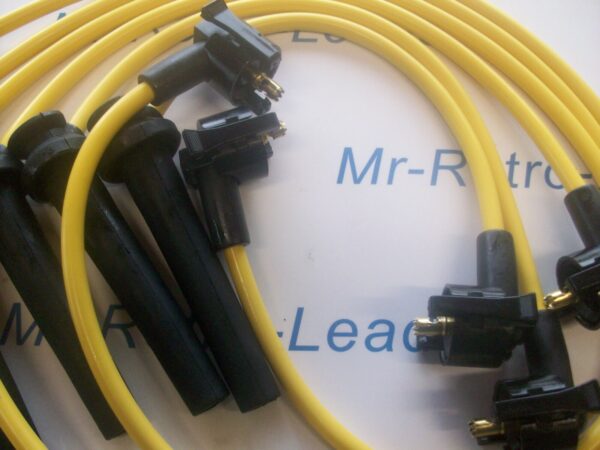 Yellow 8mm Performance Ignition Leads For The Mondeo Mkii Mki 2.5 V6 24v St24.