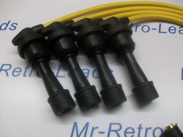 Yellow 8mm Performance Ignition Leads Will Fit Mitsubishi Lancer Evo 1 2 3 Turbo