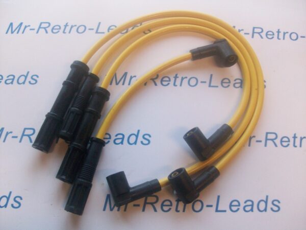 Yellow 8mm Performance Ignition Leads Punto Mk2 1999-05 8v 1.1 1.2 Twin Coil