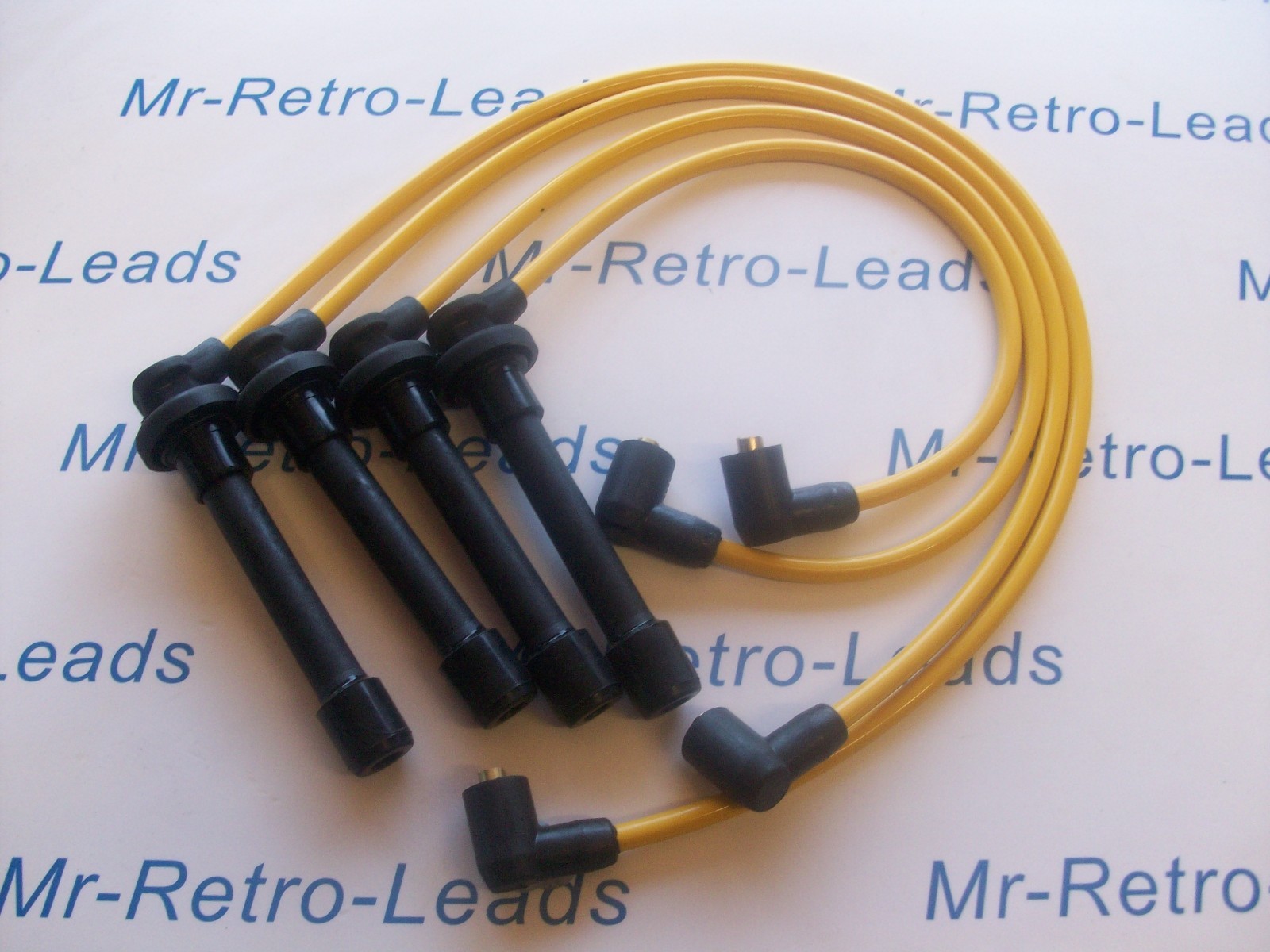 Yellow 8mm Performance Ignition Leads Honda Crx 1.6i Vti Mkiii Targa Sohc Leads