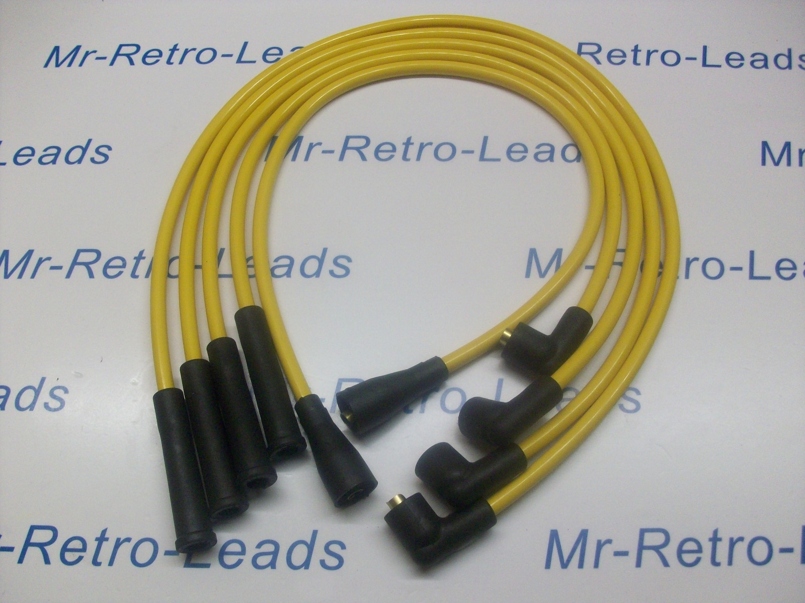Yellow 8mm Performance Leads Escort Mk4 Mk3 Mk2 Rs Turbo Fiesta Mk2 Orion Mk2
