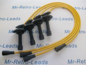 Yellow 8mm Performance Ignition Leads Will Fit. Subaru Impreza 2.0 Turbo Wrx Sti