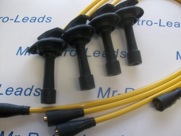 Yellow 8mm Performance Ignition Leads Will Fit. Subaru Impreza 2.0 Turbo Wrx Sti
