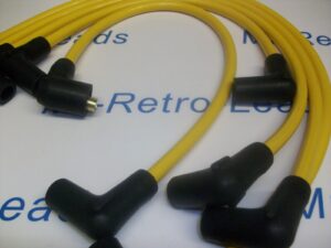 Yellow 8mm Performance Ignition Leads Volvo 480 460 440 2.0 1.7 Turbo B18ft