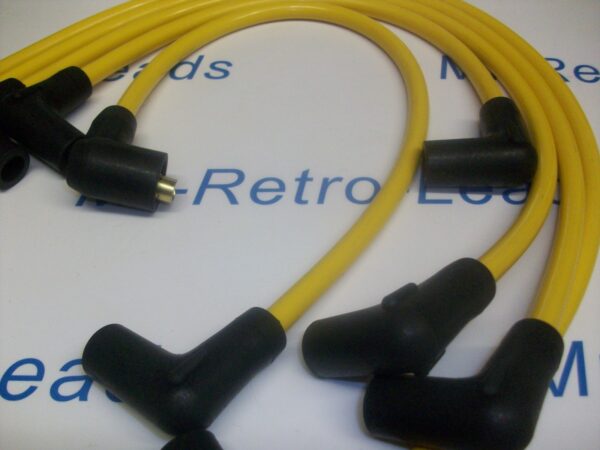 Yellow 8mm Performance Ignition Leads Volvo 480 460 440 2.0 1.7 Turbo B18ft