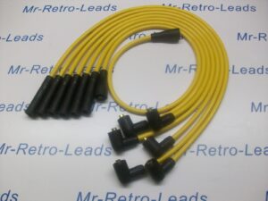 Yellow 8mm Performance Ignition Leads For The Capri 2.8 Cologne V6 Quality Lead