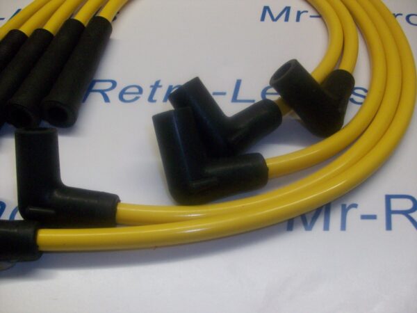 Yellow 8mm Performance Ignition Leads For The Nova 1.3 1.4 Hei Distributor Cap