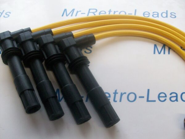 Yellow 8mm Performance Ignition Leads Golf A2 1.4 Seat Arosa 1.4 1.6 16v Quality
