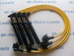 Yellow 8mm Performance Ht Leads Escort Mk5 Fiesta Mk3 Rs Turbo Xr2i I.6i Efi