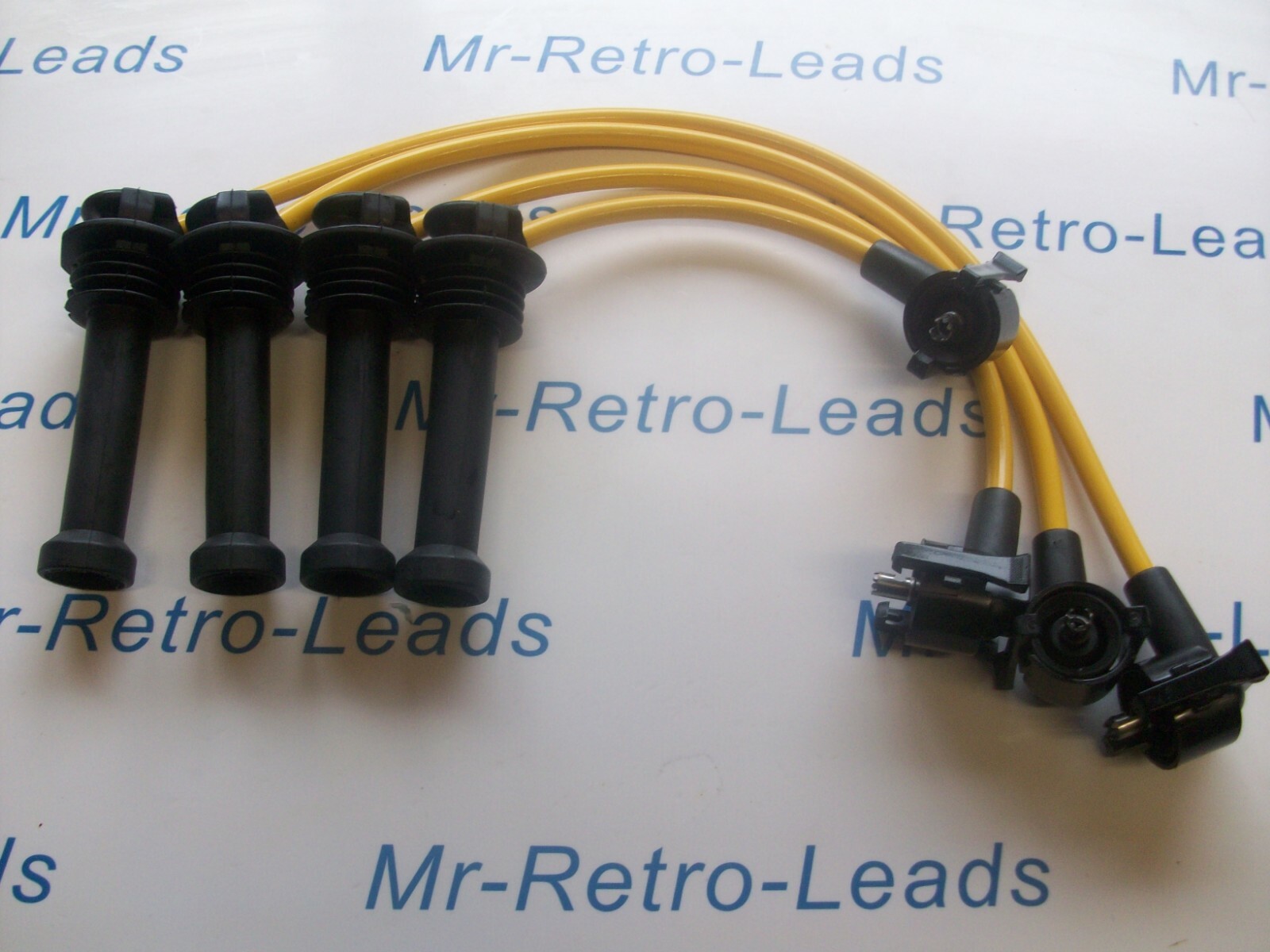 Yellow 8mm Performance Ignition Leads Indy Zetec Kit Car Gen1 Coil Quality Leads
