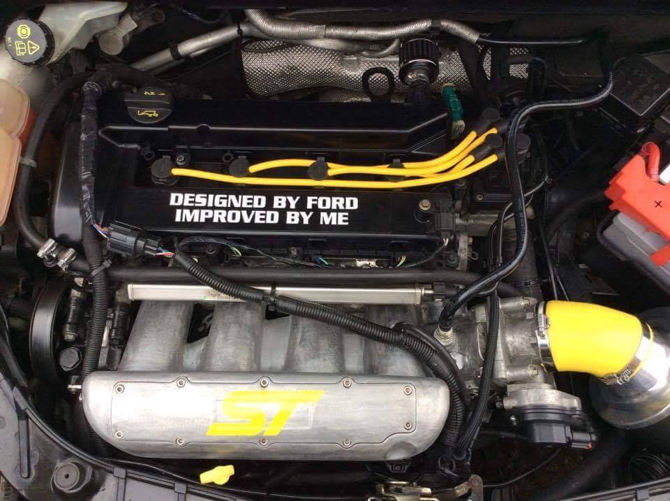 Yellow 8mm Performance Ignition Leads For The Fiesta St150 Mk6 Vi Quality Leads