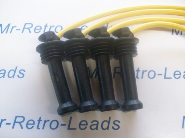 Yellow 8mm Performance Ignition Leads For The Fiesta Mk6 1.4 1.25 Quality Leads