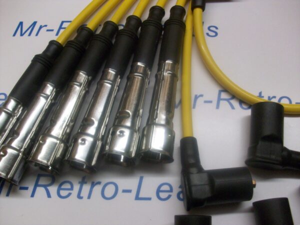 Yellow 8mm Performance Ignition Leads Fits The Mercedes Benz 190e 2.6 1986-91