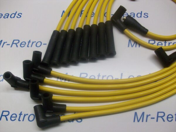 Yellow 8mm Performance Ignition Leads Mopar Chevrolet Big Block Hei Quality Lead