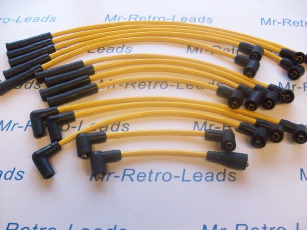 Yellow 8mm Performance Ht Leads Fits The Jaguar Daimler V12 Series 3 He Xj12 Xj6