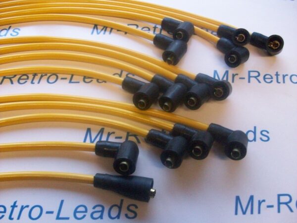 Yellow 8mm Performance Ht Leads Fits The Jaguar Daimler V12 Series 3 He Xj12 Xj6