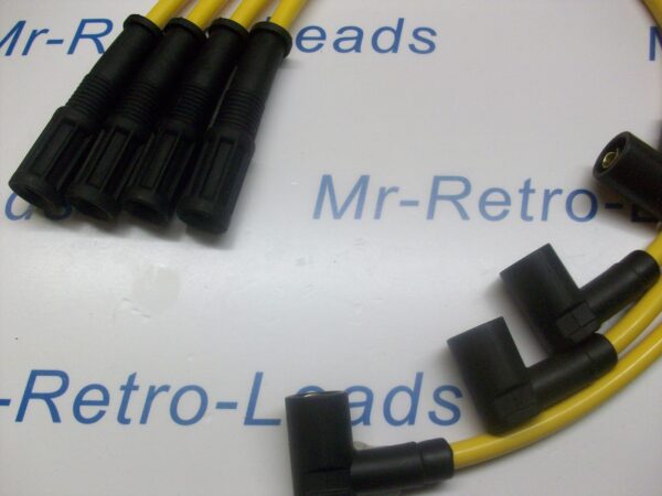 Yellow 8mm Performance Ignition Leads Cinquecento Seicento 1.1 Sporting Quality