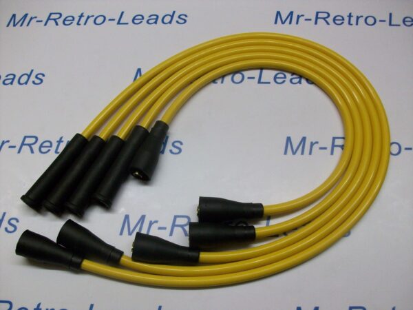 Yellow 8mm Performance Ignition Leads 131 Quality Hand Built Ht Leads