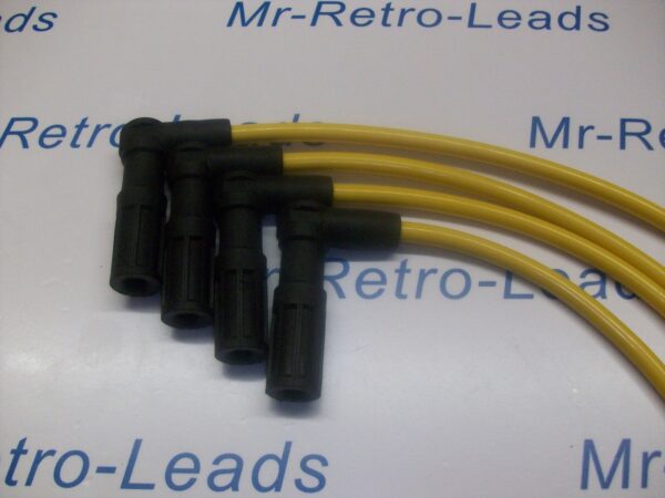 Yellow 8mm Performance Ignition Leads For The Punto 1.4 Gt Turbo Facet Quality
