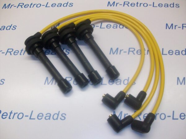 Yellow 8mm Performanc Ignition Leads Fits Micra K12 K11 Hatch 1.0i 1.3i 1.4i 16v