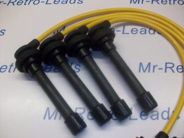 Yellow 8mm Performanc Ignition Leads Fits Micra K12 K11 Hatch 1.0i 1.3i 1.4i 16v