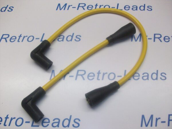 Yellow 8mm Performance Ignition Lead Harley Davidson Fatboy 1340 1996 Evo Engine
