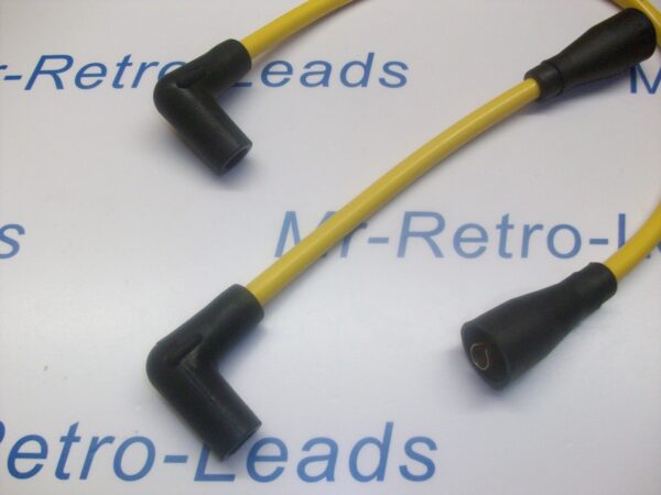 Yellow 8mm Performance Ignition Lead Harley Davidson Fatboy 1340 1996 Evo Engine