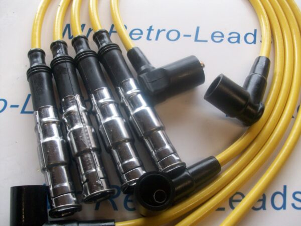Yellow 8mm Performance Ignition Leads For Mercedes 230e 200 W123 1976-1985