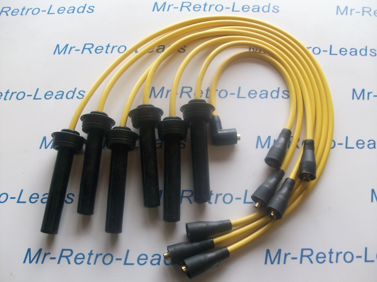 Yellow Performance Ht Leads Fits Jaguar Xj6 X300 Xj40 81 Xjs Xjsc 3.2 3.6 4.0
