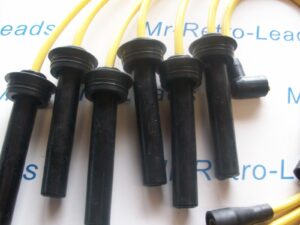 Yellow Performance Ht Leads Fits Jaguar Xj6 X300 Xj40 81 Xjs Xjsc 3.2 3.6 4.0